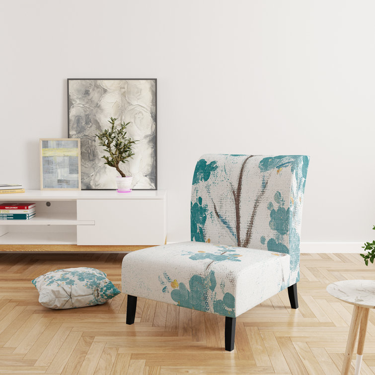 Floral 2025 slipper chair